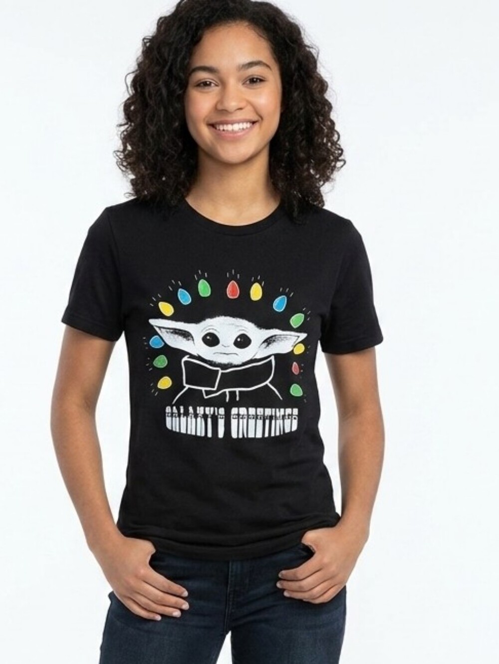 Baby Yoda Christmas Shirt Size Medium